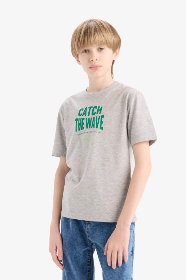 Resim Defacto Erkek Çocuk Kısa Kol T-shirt E0180A8GR400