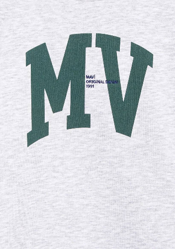 Resim Mavi Mv Logo Erkek Çocuk Sweat M6S10054-88467