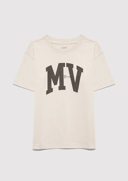 Resim Mavi Mv Logo Erkek Çocuk T-shirt M6610213-70144