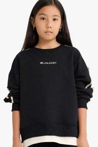 Resim Defacto Kız Çocuk  Sweat F2795A8/BK81