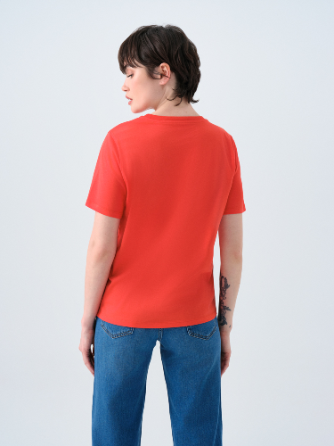 Resim Loft Kadın Regular Fit T-Shirt Lf2039128