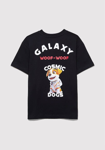 Resim Mavi Astro Dogs Baskılı Erkek Çocuk T-Shirt M6610253-900