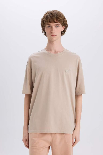 Resim Defacto Erkek  T-shirt E3798AX/BG210