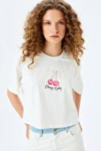Resim Koton Kadın T-shirt 5SAL10193IK