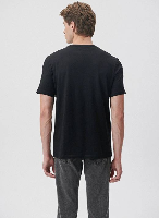 Resim Mavi Logo Erkek T-shirt M0611714-900