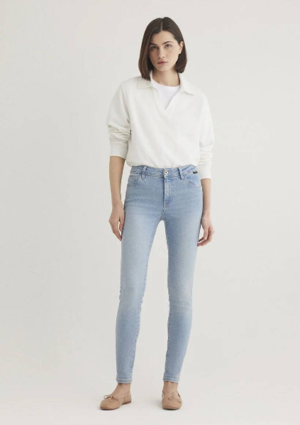 Resim Mavi Tess Kadın Jean Pantolon M100328-86448