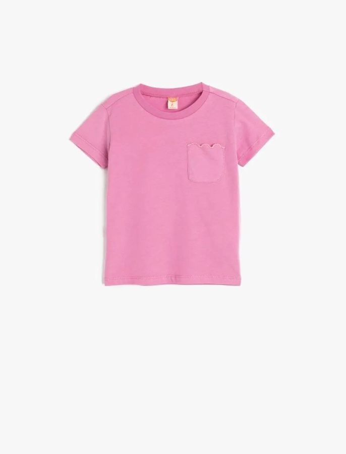 Resim Koton Kız Bebek Uzun Kol T-shirt 5SMG10105AK