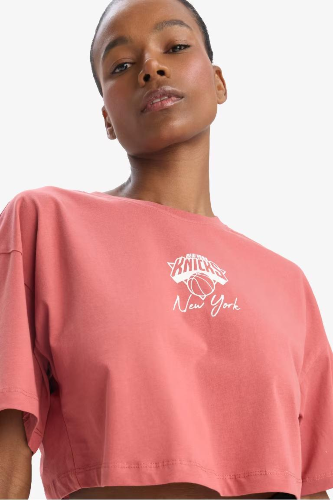 Resim Defacto Kadın Kısa Kol T-shirt D8803AXBR480