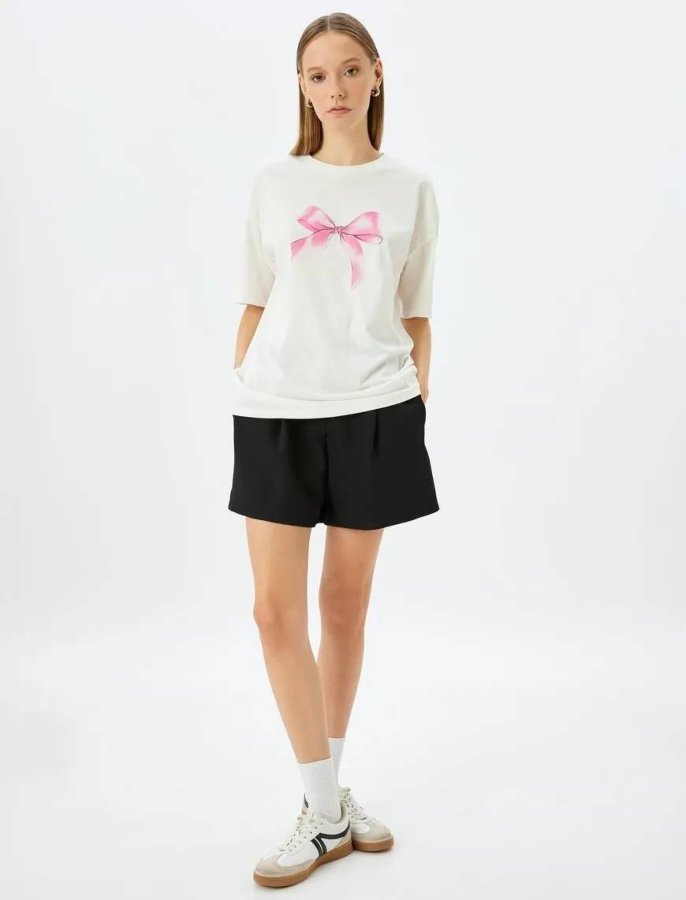 Resim Koton Kadın T-shirt 5SAL10128IK