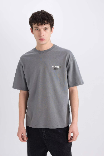 Resim Defacto Erkek  T-shirt D6779AXGR206