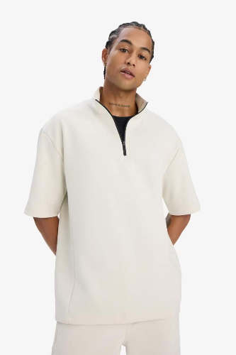 Resim Defacto Erkek T-shirt E3962AX/BG721