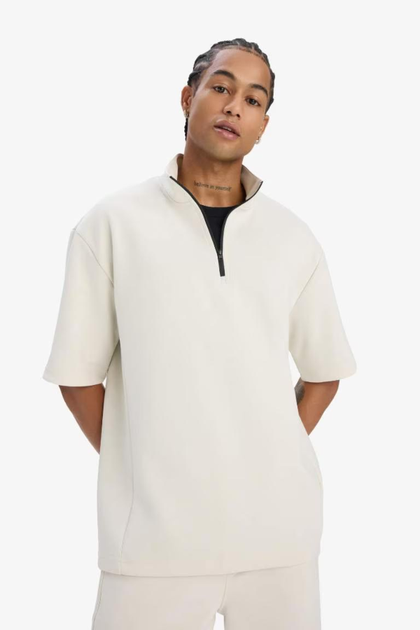 Resim Defacto Erkek T-shirt E3962AX/BG721