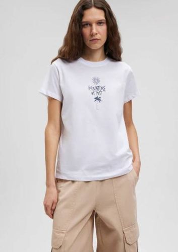 Resim Mavi Kısa Kol Erkek T-Shirt M0611924-620