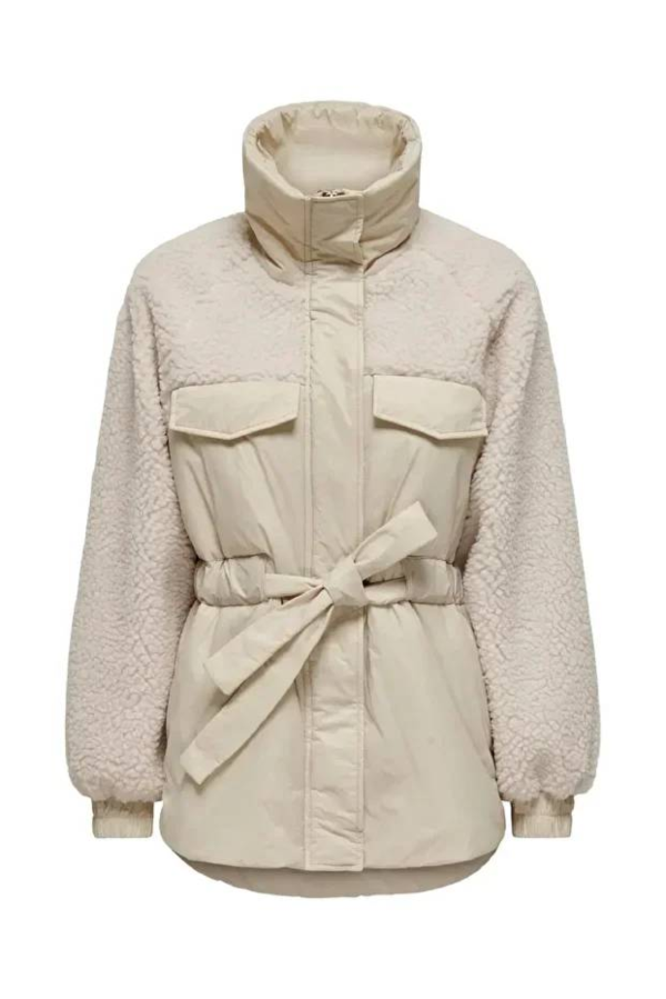 Resim Only Onlvida Fur Hooded Jacket Cc Otw Mont 15260047