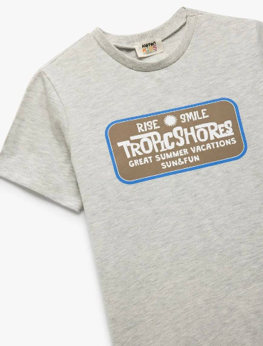 Resim Koton Erkek Çocuk T-shirt 5SKB10319TK
