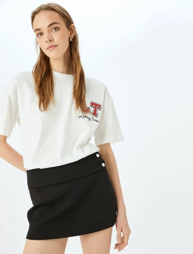 Resim Koton Kadın T-shirt 5SAL10410IK