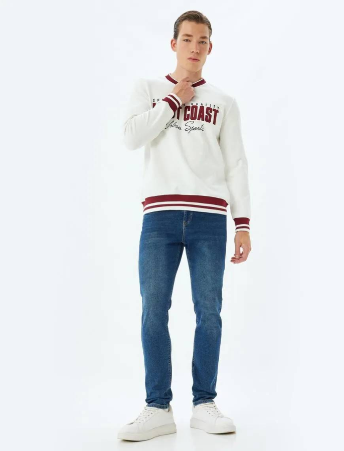 Resim Koton Erkek Jean Pantolon 5WAM40076ID