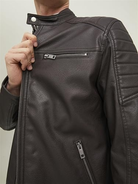 Resim Jack & Jones Jjerocky Jacket Noos Erkek Deri Mont Ve Ceket 12147218