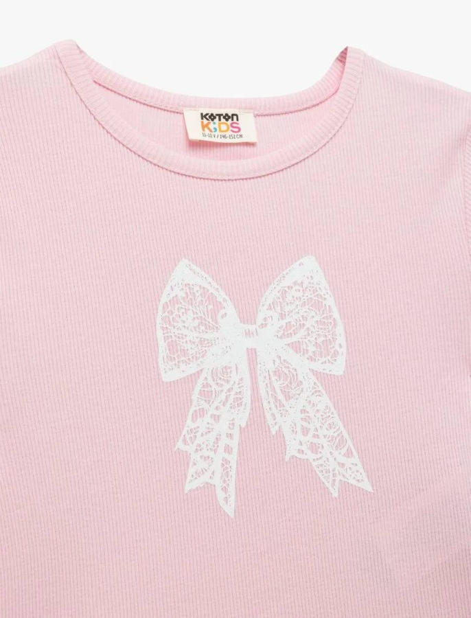 Resim Koton Kız Çocuk T-shirt 5SKG10231AK