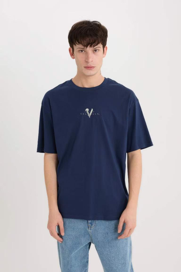 Resim Defacto Erkek  T-shirt E0331AXNV147