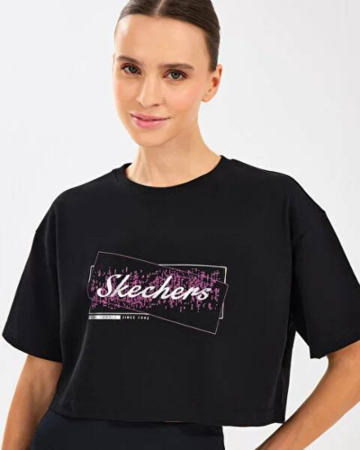 Resim Skechers W Loose Fit Graphic Tee Kadın  T-shirt S2510144-001