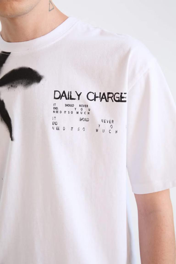 Resim Defacto Erkek  T-shirt D5582AXWT34