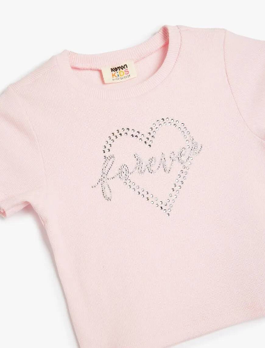 Resim Koton Kız Çocuk T-shirt 5SKG10209AK