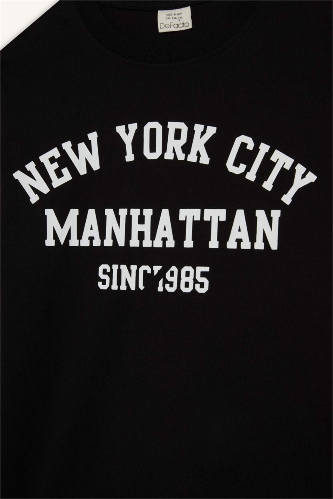 Resim Defacto Erkek Çocuk Uzun Kol T-shirt E9514A8/BK81