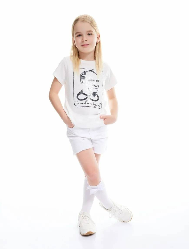Resim Koton Kız Çocuk T-shirt 5SKG10500AK