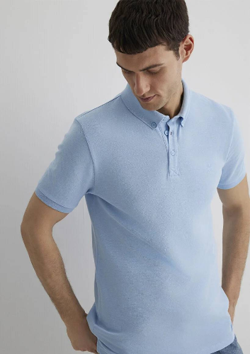 Resim Mavi Polo Erkek T-Shirt M063247-33949