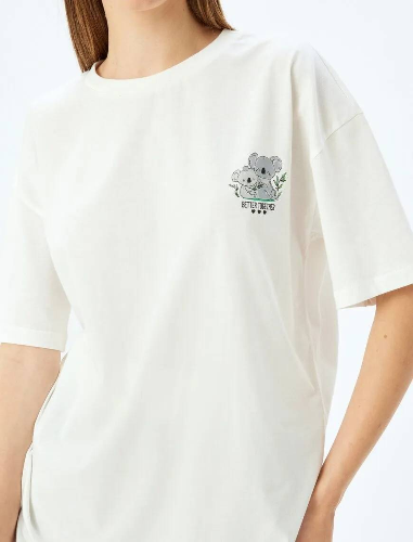 Resim Koton Kadın T-shirt 5SAL10096IK