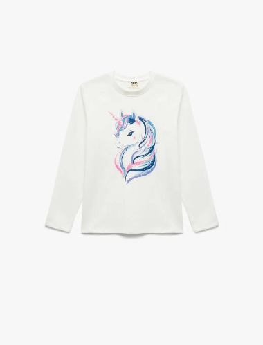 Resim Koton Kız Çocuk Sweat 6Wkg10092Ak