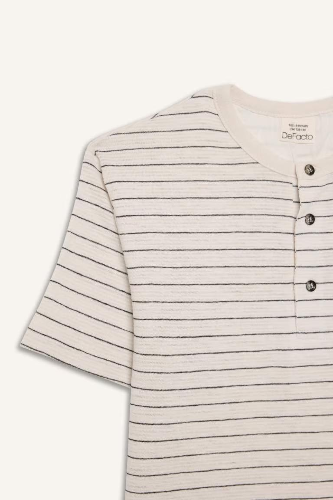 Resim Defacto Erkek Çocuk Kısa Kol T-shirt C2602A8ER139