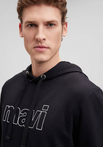 Resim Mavi Erkek Sweat