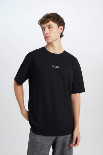 Resim Defacto Erkek  T-shirt D5494AX/BK81