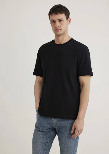 Resim Mavi Regular Erkek  T-shirt M0612644-900