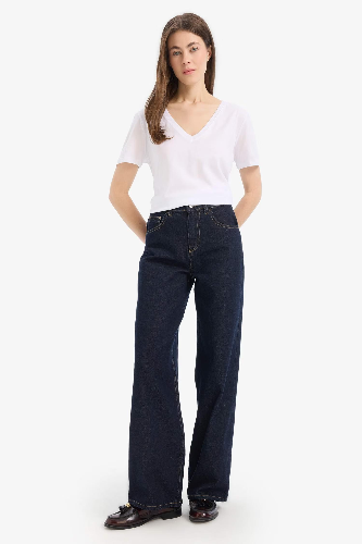 Resim Defacto Kadın Kısa Kol T-shirt W9578AZWT34