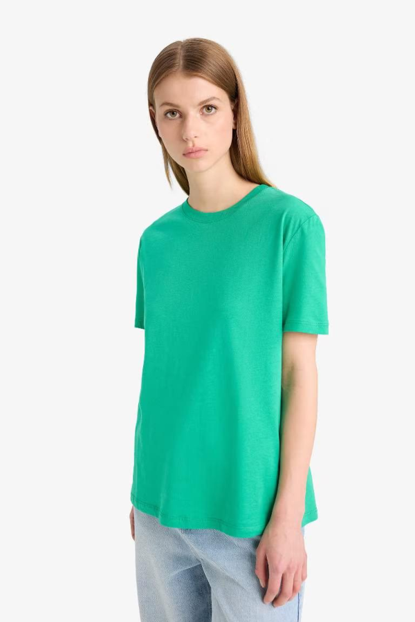 Resim Defacto Kadın Kısa Kol T-shirt W9584AZGN690