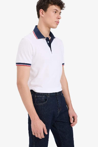 Resim Defacto Erkek  T-shirt D7666AX/WT34