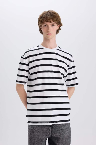 Resim Defacto Erkek  T-shirt E1160AX/ER105