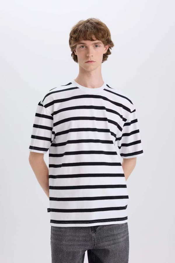 Resim Defacto Erkek  T-shirt E1160AX/ER105