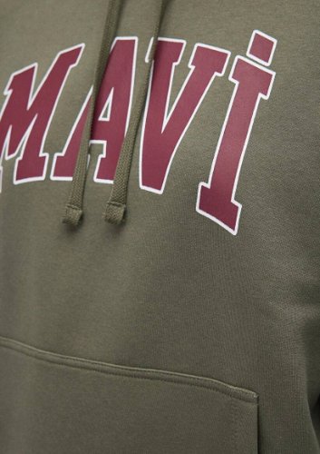 Resim Mavi Logo Kapüşonlu Kadın Sweat M1600361-71581