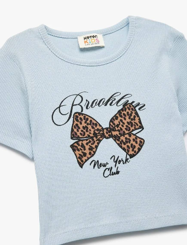 Resim Koton Kız Çocuk T-shirt 5SKG10273AK
