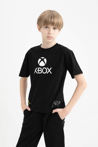 Resim Defacto Erkek Çocuk Kısa Kol T-shirt D9562A8BK81