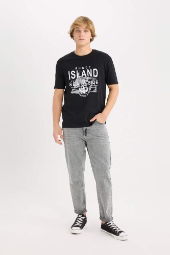 Resim Defacto Erkek  T-shirt D9353AXBK81