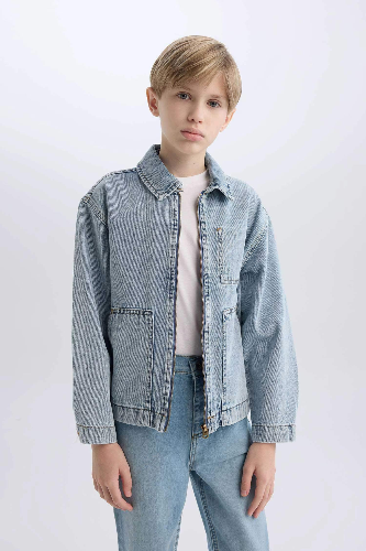 Resim Defacto Erkek Çocuk  Jean Ceket D6588A8/NM28