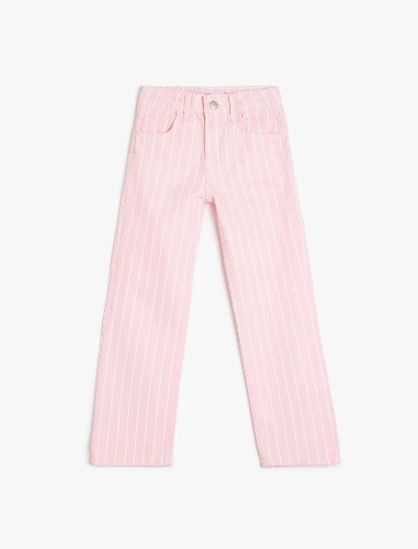 Resim Koton Kız Çocuk Jean Pantolon 5SKG40057AD