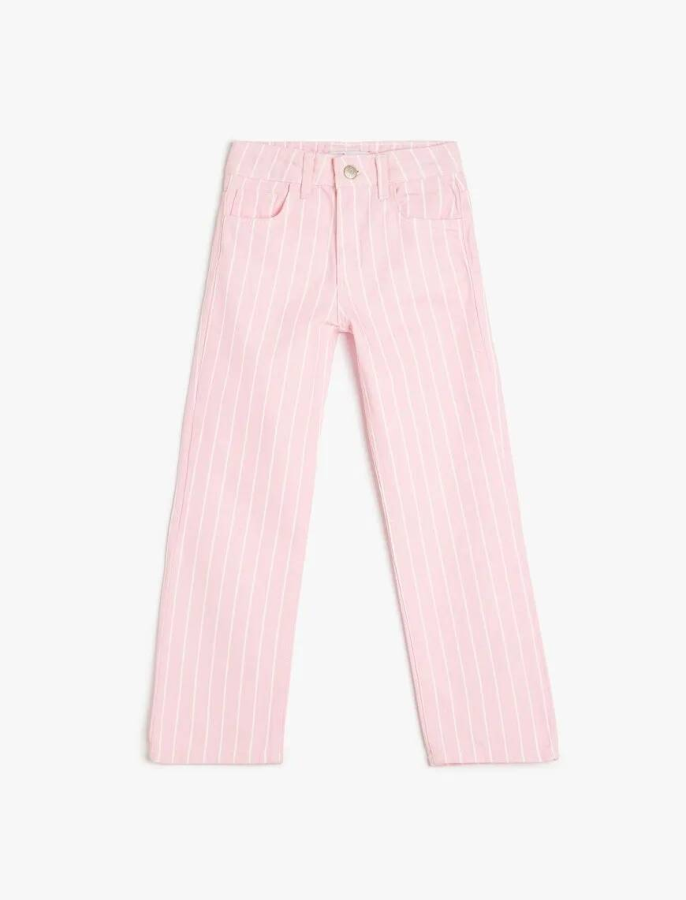 Resim Koton Kız Çocuk Jean Pantolon 5SKG40057AD