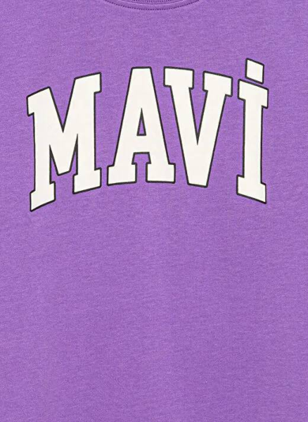 Resim Mavi Baskılı Logo Erkek Çocuk T-Shirt M6610286-82491