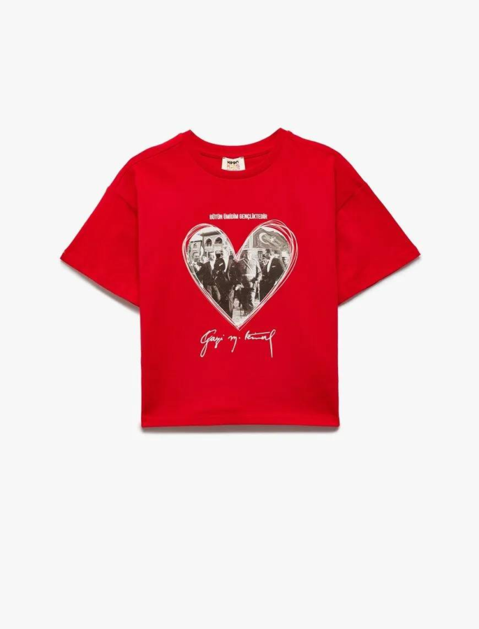 Resim Koton Kız Çocuk T-shirt 5SKG10510AK